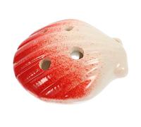 HAMPPLIES Ceramic Ocarina Shell Shape for Beginners Cartoon Design Wind Instrument for Durable Premium Ceramic Material for Music Learning Practice