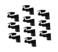 HAMPPLIES Child Safety Cabinet and Drawer Locks for Babies, Invisible Multifunctional Black Drawer Latches, 10pcs Baby Proofing Locks for Home Kitchen Safety