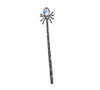 HAMPPLIES Chinese Hair Chopsticks Spider Design Vintage Hair Stick Chopsticks with Glaze Finish for Women Daily Use