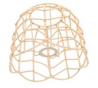 HAMPPLIES Chinese Style Rattan Chandelier Lampshade Creative Hollow Woven Ceiling Light Cover for Wall Floor and Ceiling Lamps Smooth Surface Decorative Lamp Shade for Dining and Hotel