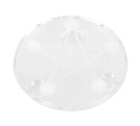 HAMPPLIES Chinese Style Tai Chi Bagua Five Elements Crystal Agate Sphere Display Stand Jade Pedestal Desktop Crystal Ball Base for Feng Shui Decoration