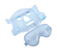 HAMPPLIES Cold Eye Mask and Ice Face Mask Set, Reusable Cold Compress for Puffiness and Dark Circles, Cooling Therapy for Women and Men’s Skin Care and Headache Relief
