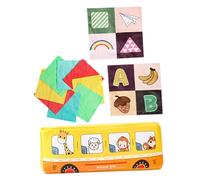 HAMPPLIES Colorful Tissue Box for Year Olds Unrippable Sensory Montessori Plaything with Bus Design Soft Textures and Vibrant Colors for Early Learning and Fine Motor Skill Development