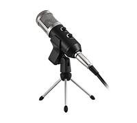 HAMPPLIES Condenser Microphone Standard Screw Adapter Angle Adjustment and Echo Effect for Broadcast Podcast and Studio Use
