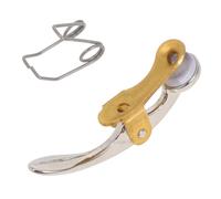 HAMPPLIES Copper and Silicone Trumpet Watergate Key for Easy Drainage and Quick Replacement - Silver Small Size Portable Trumpet Drain Watergate Component for French Horn and Tuba