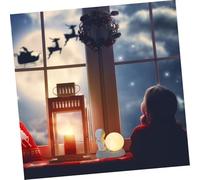HAMPPLIES Creative Nordic Astronaut Moon Night Lamp for Stable Base Bedside Light Compact Space-Saving Bedroom Decoration Safe and Practical Table Lamp for Boys
