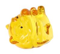 HAMPPLIES Crystal Hippopotamus Figurine Miniature Animal Desktop Ornament Symbolizing Freedom and Power Collectible for Meeting Room Bedroom Table Centerpiece Home Decor