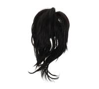 HAMPPLIES Curly Claw Clip Ponytail Extension for Women Soft Synthetic Hairpiece with Braid Lightweight Breathable Hair Accessory to Boost Volume and Density for Thin Short Hair