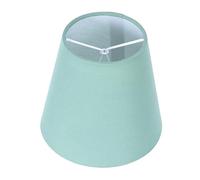 HAMPPLIES Dark Green Linen Lampshade Clip Bubble Type Decorative Light Cover for Home Bedroom Warm Mood Compatible with Clip Bulbs Durable and Practical Lamp Accessory