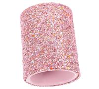 HAMPPLIES Decorative Makeup Brush Holder Plastic Organizer Bucket Small Portable Makeup Tool Storage Case for Women for Vanity and Dressing Table