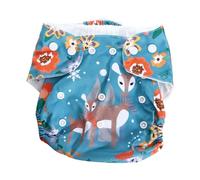 HAMPPLIES Diaper Pants Adjustable Snap Button Newborn Briefs Soft Breathable Reusable Potty Training Underwear for Years