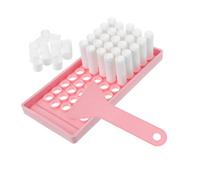 HAMPPLIES DIY Lip Balm Tubes Kit with Tray and Spatula for Easy Filling Compatible with Multiple Optimized Structure for Increased Efficiency and Bulk Lip Gloss Container Production