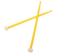 HAMPPLIES Double-end Nylon Drumsticks for Beginners and Boys and Girls Colorful Percussion Sticks for Practice Felt Ends for Drumming on Pads and Drums