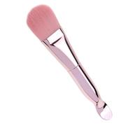 HAMPPLIES Double-headed Clay Mask Brush with Scoop Soft Bristle Mud Mask Applicator for Women Tool for Skincare Application Pink