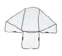 HAMPPLIES Double Stroller Rain Cover for Twins Pushchair Windproof PVC Protection with Ventilation Rain and Wind Shield for Front and Rear Seats Easy Installation Outdoor Cover