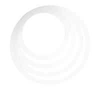 HAMPPLIES Drum Skin Set White 10/12/14/16 Inch Snare Drum Mute Ring Kit Silencing Practice Pads Suitable for Home and Studio Use