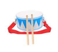 HAMPPLIES Drum Wooden Handheld Snare Drum Educational Music with Cartoon Triangle Pattern for Boys and Early Music Enlightenment and Rhythm Development