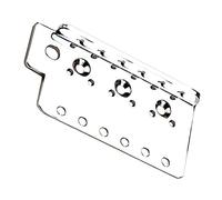HAMPPLIES Electric Guitar Tremolo Replacement Guitar Bridge Base Plate Wear Resistance Anti Finish Smooth Edges for Use and Extended String Life