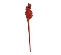 HAMPPLIES Elegant Sandalwood Hair Stick Pin Classic Hair Bun Holder for Smooth Retro Design for Chinese Style Costumes for Parties Special Occasions