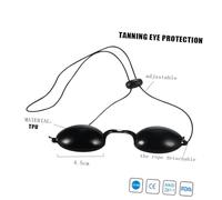HAMPPLIES Ergonomic Safety Eye Mask Black UV Protection Eye Patch for Cosmetic Procedures Fit for Daily Use