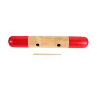 HAMPPLIES Fish Style Guiro Instrument for Educational Wooden Latin Percussion with Rhythm Sticks Promotes Musical Development Boys for Classrooms and Musical Activities