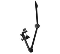 HAMPPLIES Flexible 360-Degree Rotating Mic Desk Stand with Spring Arm Boom, Condenser Microphone Holder Clamp for Live Streaming, Podcasting and Recording on Desktop