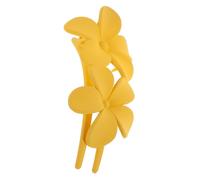 HAMPPLIES Floral Flower Claw Clips Strong Hold Hair Accessories for Women Versatile Styling for Thin Thick Hair Volume-boosting Tropical Design Jaw Clips for Bangs and Roots