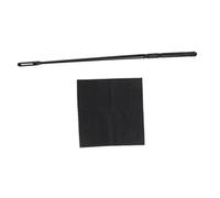 HAMPPLIES Flute and Piccolo Cleaning Kit 1 Plastic Rod and Black Microfiber Cloth, Easy to Carry Cleaning Tool that Will Not Scratch or Mar Instrument Interior, for Maintaining Woodwind