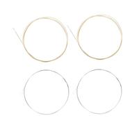 HAMPPLIES Four-string Banjo Strings Replacement Musical Instrument Accessories with Sound and Smooth Tone Transition for Banjo Players