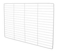 HAMPPLIES Freezer Chest Wire Dividers 28×45cm White Mesh Refrigerator Shelf Organizer Multi-Layer Metal Partition for Freezer Storage and Fridge Shelf Separation