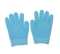 HAMPPLIES Gel Moisturizing Gloves for Women Hand Care Spa Dryness Therapy Hydrating Sleeping Gloves in Sky Blue Prevent Cracked Skin and Repair Dry Hands Flexible and Soft Treatment