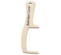 HAMPPLIES Giant Wooden Comb for Prank Funny Bald Man Joke Hairbrush Wood Hair Comb Wide Tooth Design for Clown Costumes and Hair Parting