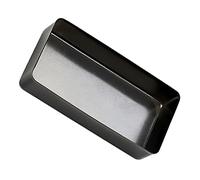 HAMPPLIES Glossy Black Metal Guitar Pickup Cover Protector Durable Replacement Part for Electric Guitar Scratch Resistant Pickup Part Enhancing Sound and Style