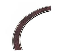 HAMPPLIES Guitar Rosette Inlay Guitar Sound Hole Decal Curved Strips for Easy Application Laminated Design Non-damaging Fit
