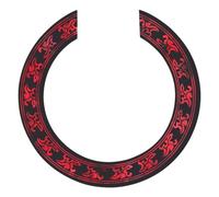 HAMPPLIES Guitar Sound Rosette Decal Inlay Sticker for Acoustic Classical Guitars Decorative Ring Enhances Appearance Unique Polished Surface