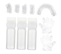 HAMPPLIES Hair Dyeing Tool Kit Portable Hair Coloring with Applicator Bottle Gloves Ear Covers for Home Salon Use Accessories Kit for Beginners and Professionals