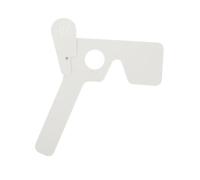 HAMPPLIES Handheld Eye Occluder Plastic Test Tool for Astigmatism Assessment Durable Eyesight Test Blinder for Eye Chart Exams Compact and Convenient Design