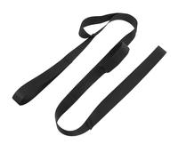 HAMPPLIES Heavy Duty Black Leg Lifter Strap with Handles, Practical Walking Assist Band for Elderly Leg Training and Exercise Support