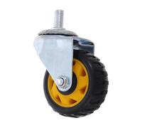HAMPPLIES Heavy Duty Floor Jack Wheel Replacement Caster Part for Hydraulic Trolleys Small Swivel Nylon Caster Compatible with Various Floor Jacks Repair Accessory for Car Maintenance