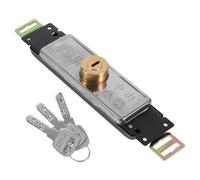 HAMPPLIES Heavy Duty Garage Roller Shutter Door Lock with Elevated Cylinder Security Keyed Vertical Shutter Lock for Home and Shed