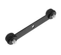 HAMPPLIES Heavy Duty Iron Microphone Bracket with Dual 3/8 Thread T Shaped Structure, Resists Shaking Ensuring Stable Positioning, for Mobile Recording Tasks and Podcast Setup