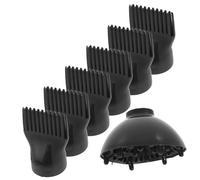 HAMPPLIES High Temperature Resistant Hair Diffuser Comb Attachment with Protective Cover Focused Airflow Nozzle for Fast Drying and Heat Protection Versatile Styling Tool for Curly and