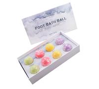 HAMPPLIES Household Foot Soak Set for Nourishing Foot Care for Relaxation and Dead Skin Removal Suitable for Home and Spa Use Assorted Random Color