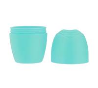 HAMPPLIES Ice Roller Face Mold Silicone Cooling Massage Tool for Facial Skin Lifting and Pore Shrinking Olive Green Recyclable Skincare Accessory for Puffiness Relief and Makeup Prep