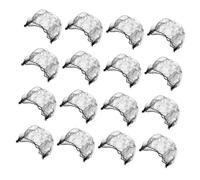 HAMPPLIES Invisible Elastic Hair Net Mesh for Wigs and Buns, 100pcs Black Hairnets Thick Edges, Suitable for Nurses, Flight Attendants, and Food Service Professionals