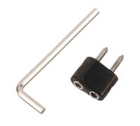 HAMPPLIES Locking Nut for Headless Guitar String Lock Screws Headless Electric Bass Bridge Copper Metal Stable Tuning Precision String Locking Modern Distinctive Look with Spanner for Repair