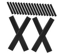 HAMPPLIES Makeup Brushes Protective Covers Mesh Plastic Stretchable Makeup Brush Cover Tool 200Pcs Creative Design Protects Bristles Convenient to Carry for Travel and-The-Go Touch-Ups