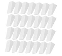 HAMPPLIES Makeup Face Sponges Wet Dry Dual-use Puff 50pcs Triangular Small Cosmetic Sponges Skin-friendly Soft Powder Puff for Daily Beauty Makeup Application