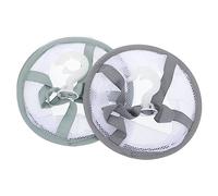 HAMPPLIES Makeup Puff Drying Basket Cosmetic Brush Drying Net 2pcs Hanging Mesh Organizer for Makeup Sponges and Brushes Portable Beauty Tool