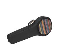 HAMPPLIES Mandolin Bag Large Capacity with Sponge Padding Portable Mandolin Container Thickened Waterproof Nylon Suitable for Folk Instrument Storage and Travel